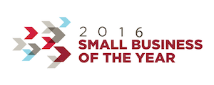 Small Business of the Year 2016 award logo